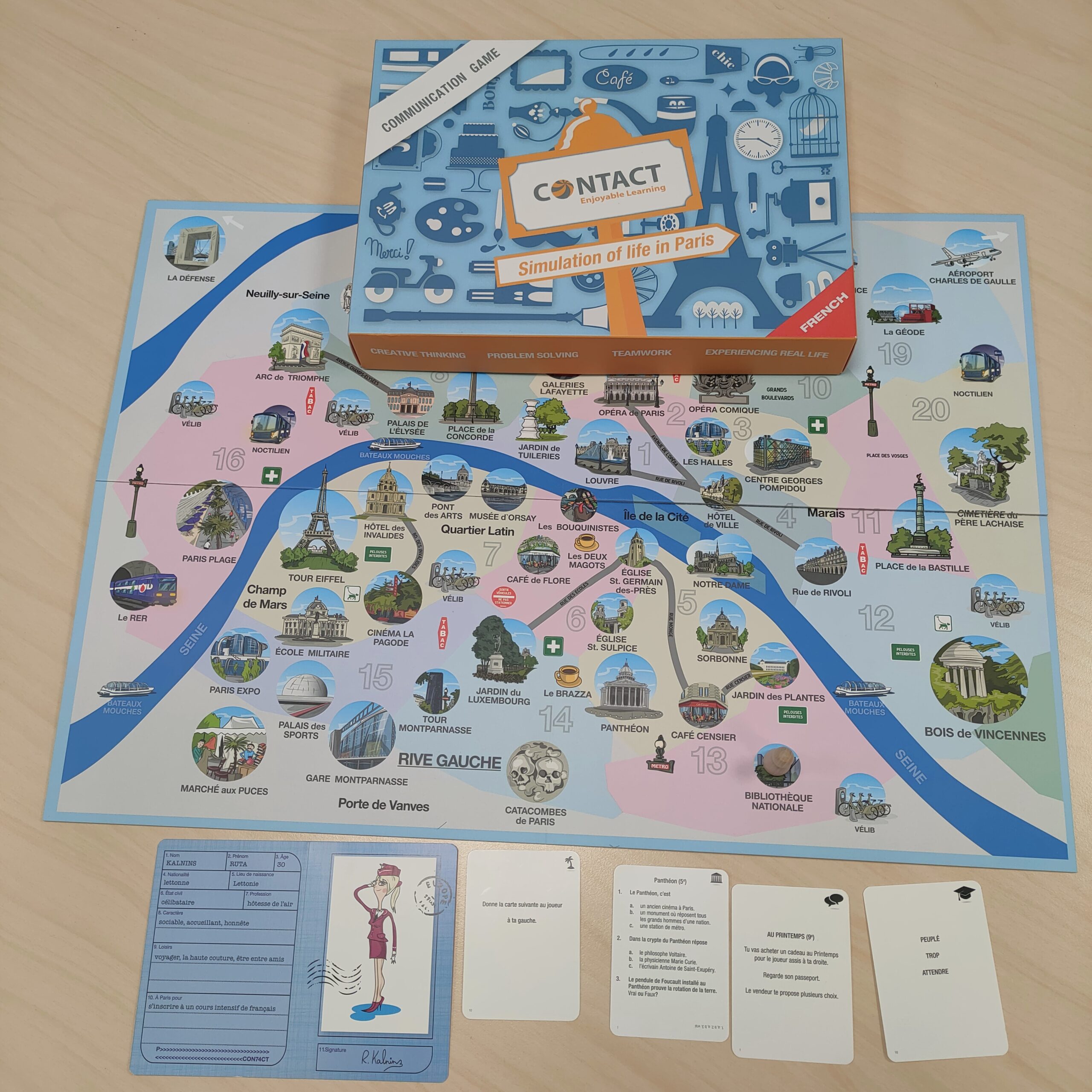 CONTACT Simulation of life in Paris
