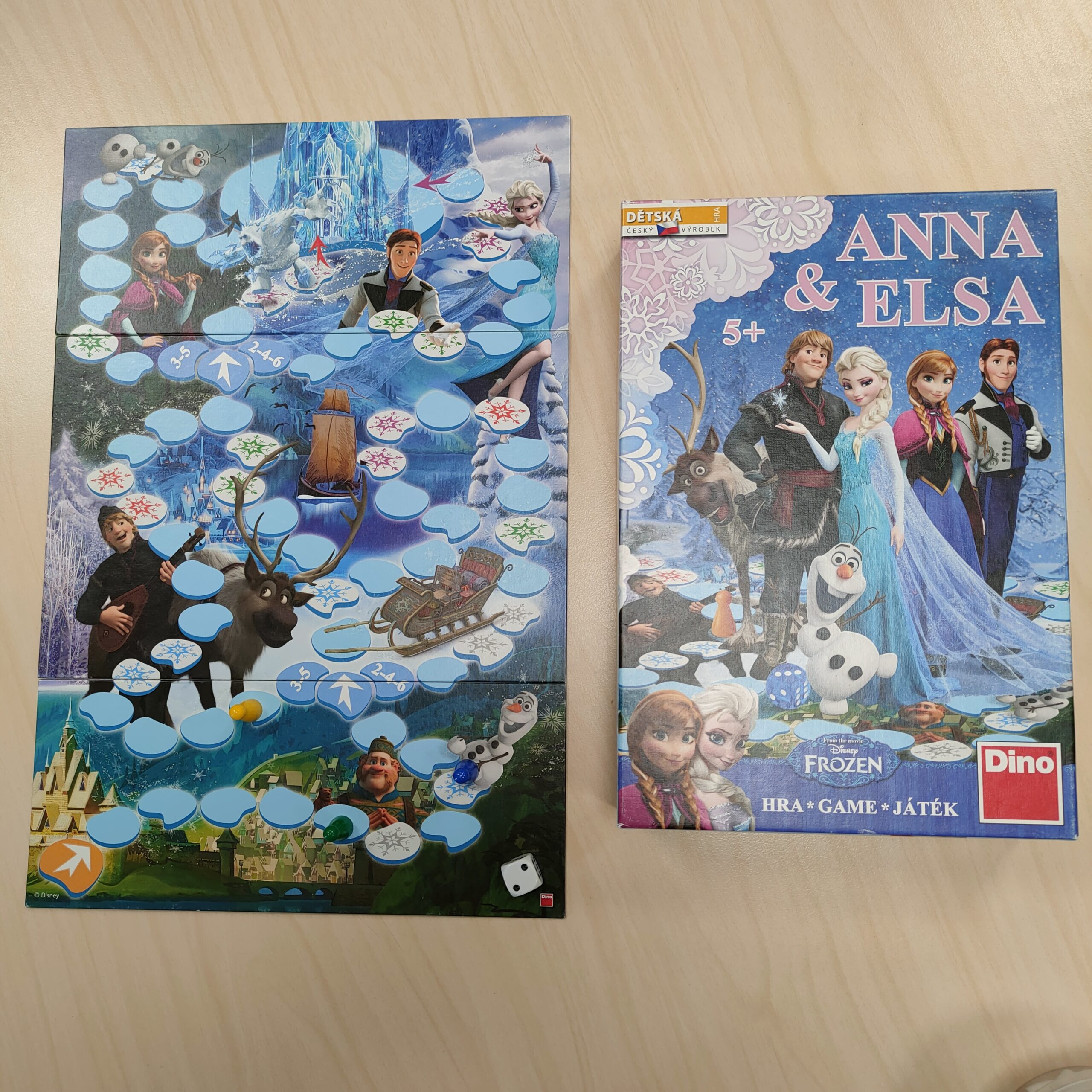 Frozen lauamäng Anna & Elsa