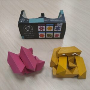 Assorted wooden puzzles