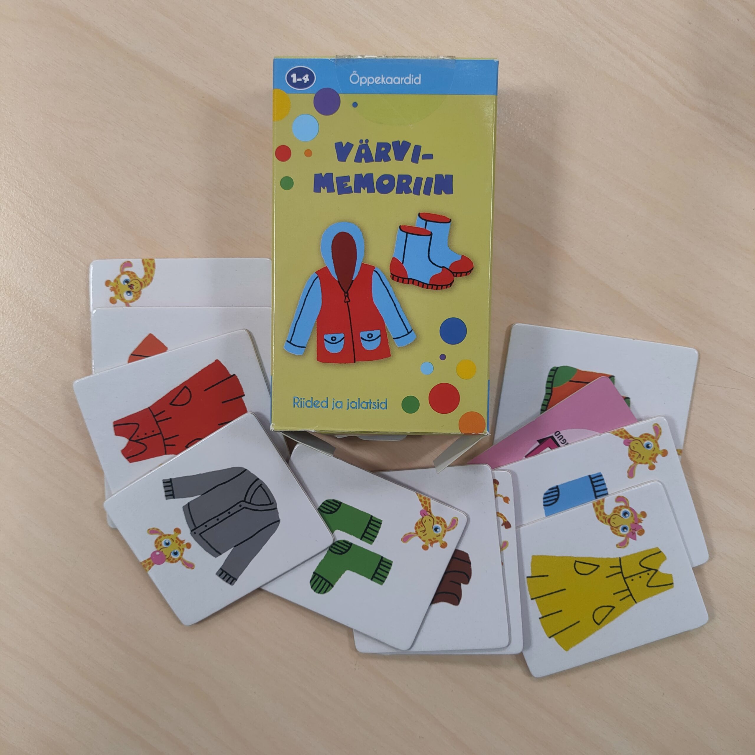 Õppekaardid Värvimemoriin