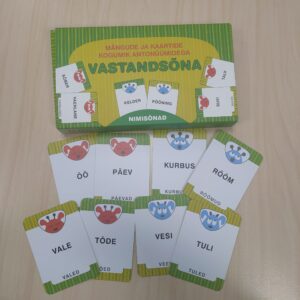 Vastandsõna. Mängude ja kaartide kogumik antonüümidega - nimisõnad